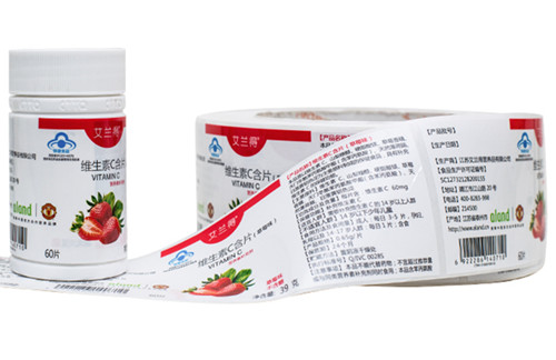 食品標(biāo)簽印刷-維生素不干膠定制