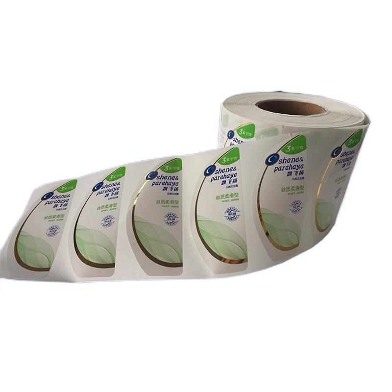 日用品標(biāo)簽-洗發(fā)水不干膠標(biāo)簽