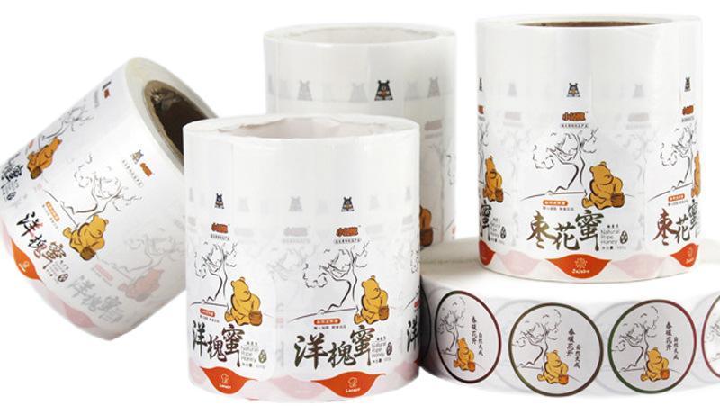 防水標簽-蜂蜜食用保健品不干膠印刷