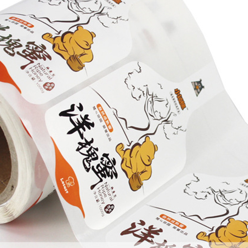 防水標簽-蜂蜜食用保健品不干膠印刷